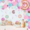 100 PCS Donut Balloons Garland Pastel Decoration Kits Sprinkles Confetti Doughnut Backdrop Cutouts Kids Birthday Party Balloons Arch Photo Props Favor Ideas Supplies